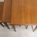 Scandinavian nesting tables "Kvalitet Form Funktion" in teak, 1960