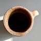 Brown terracotta milk pot / French antique farm / Artisan pottery
