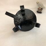 Hand candle holder handmade wrought wrought iron twisted