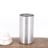 Cylindrical aluminum table lamp, 70s
