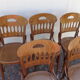 Set de 5 chaises bistrot