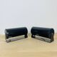 Pair of vintage black Ikea V413 roller wall lights