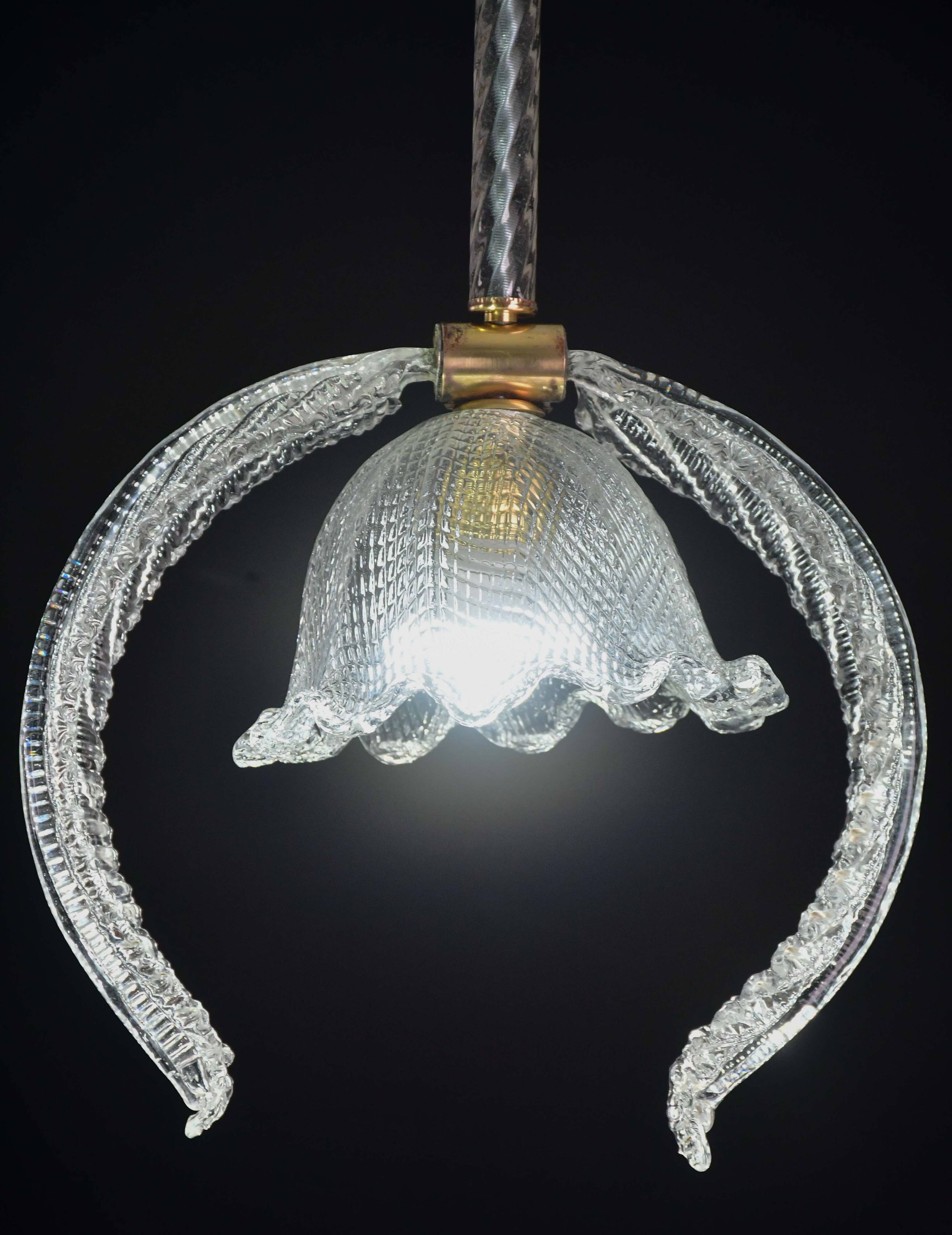 "Angel" Barovier e Toso pendant light, 1950s