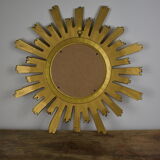 Vintage golden sun mirror 58cm