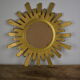 Vintage golden sun mirror 58cm