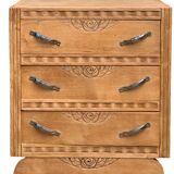 Commode art déco 1930 en bois brut