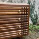 Vintage chest of drawers with splayed legs