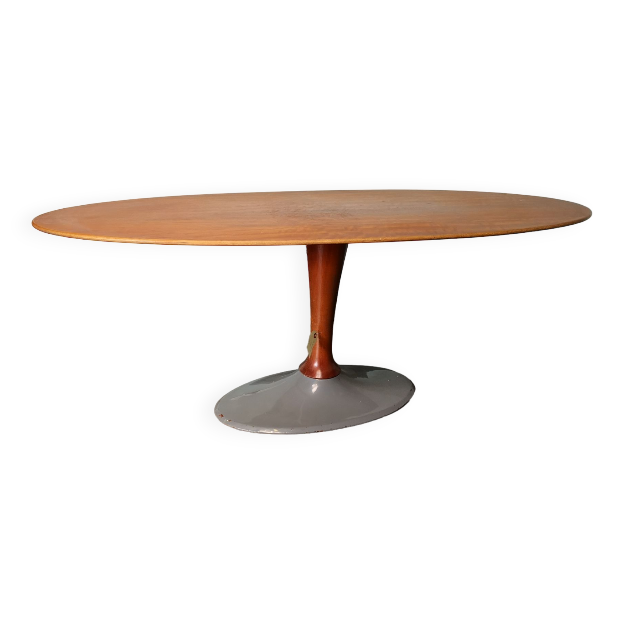 Czech vintage coffee table, wood and metal