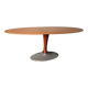 Czech vintage coffee table, wood and metal