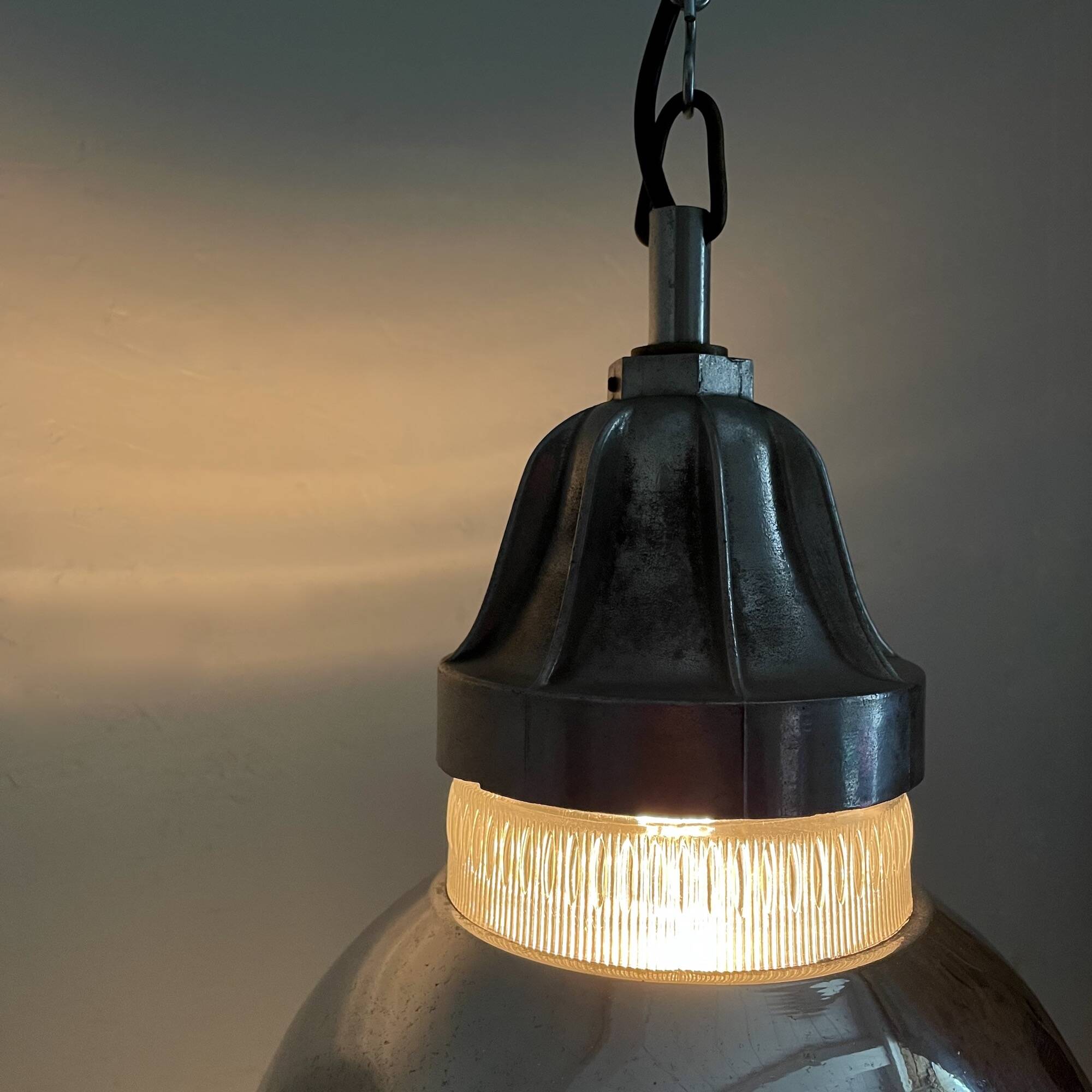 Polished Holophane Suspension