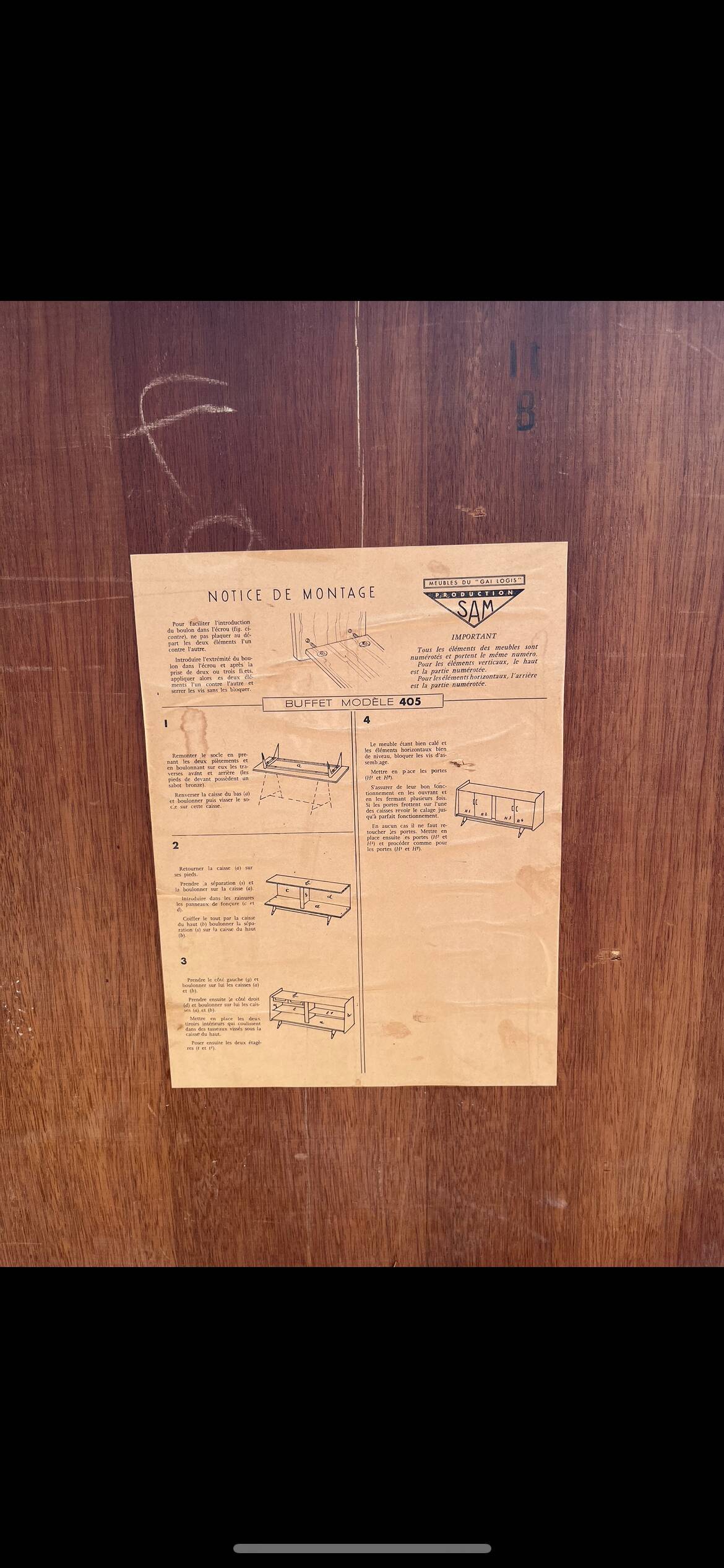 Enfilade SAM foot compass 1960