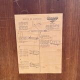 Enfilade SAM pied compas 1960