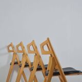 Set CH-29 Sawbuck chairs designed by Hans Wegner for Carl Hansen & Son