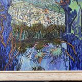 Huile sur toile vue du Brabant