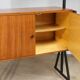 Bibliothèque modulable vintage en bois et métal Italie, 1960