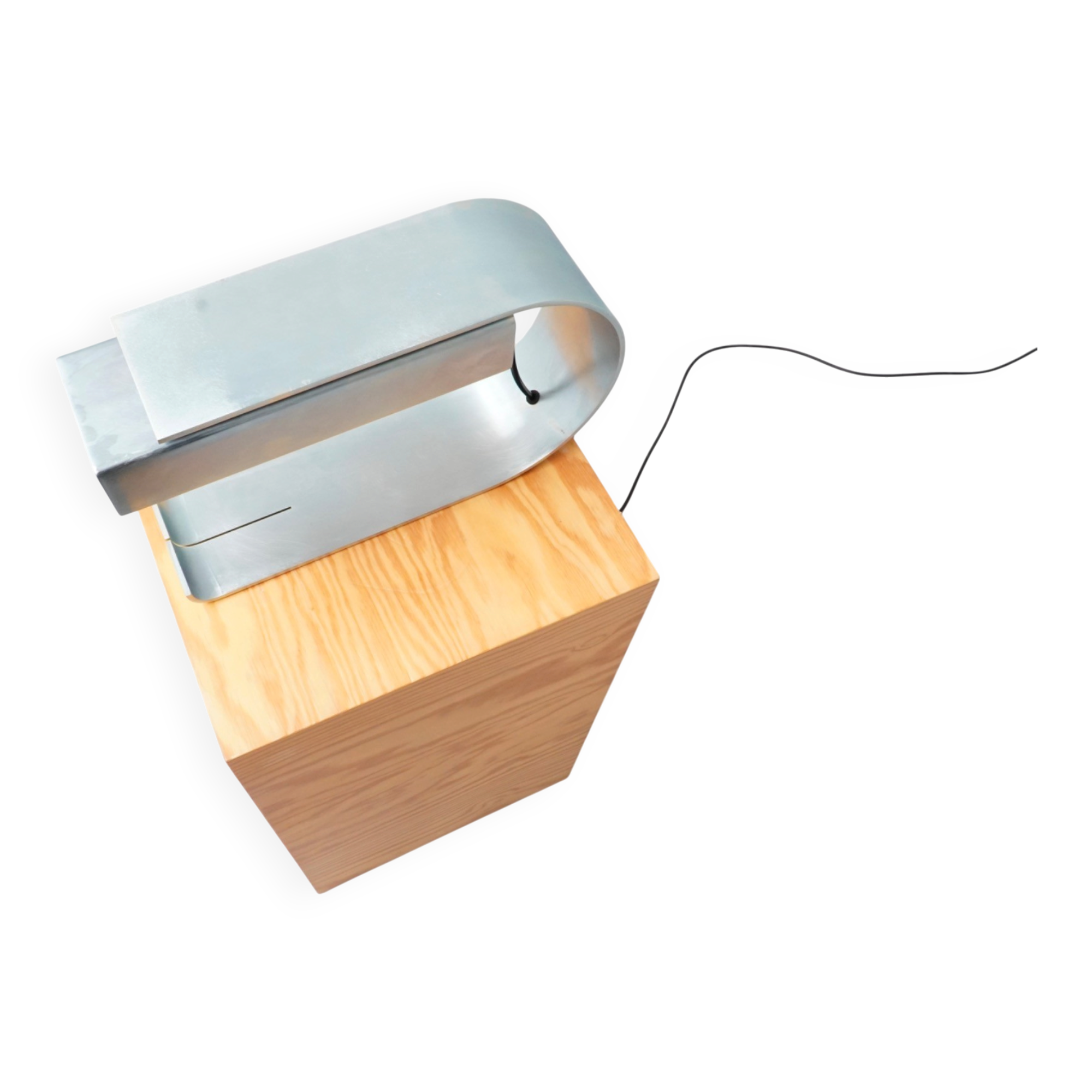 Christophe Gevers, Lampe de table en acier galvanisé