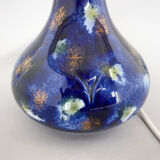 Mid-century Ceramic & Fabric Table Lamp, Czechoslovakia