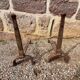 Paire de chenets ancien