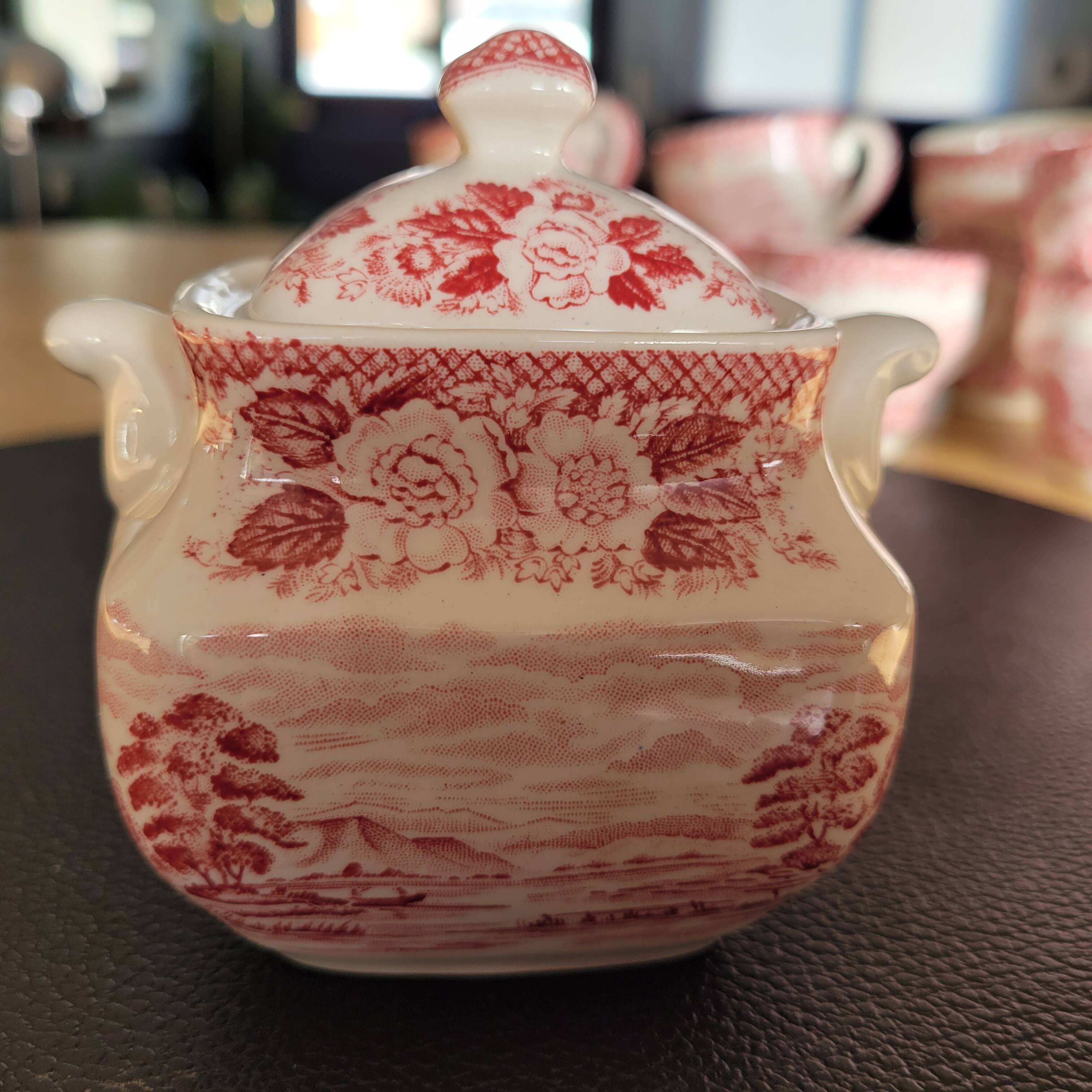 English porcelain coffee set 22 pieces