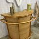 Bar en rotin vintage