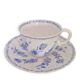 Sarreguemines porcelain cup and saucer