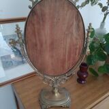 Brass psyche mirror