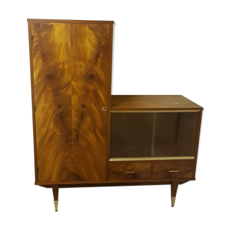 Furniture bar vintage rosewood veneer