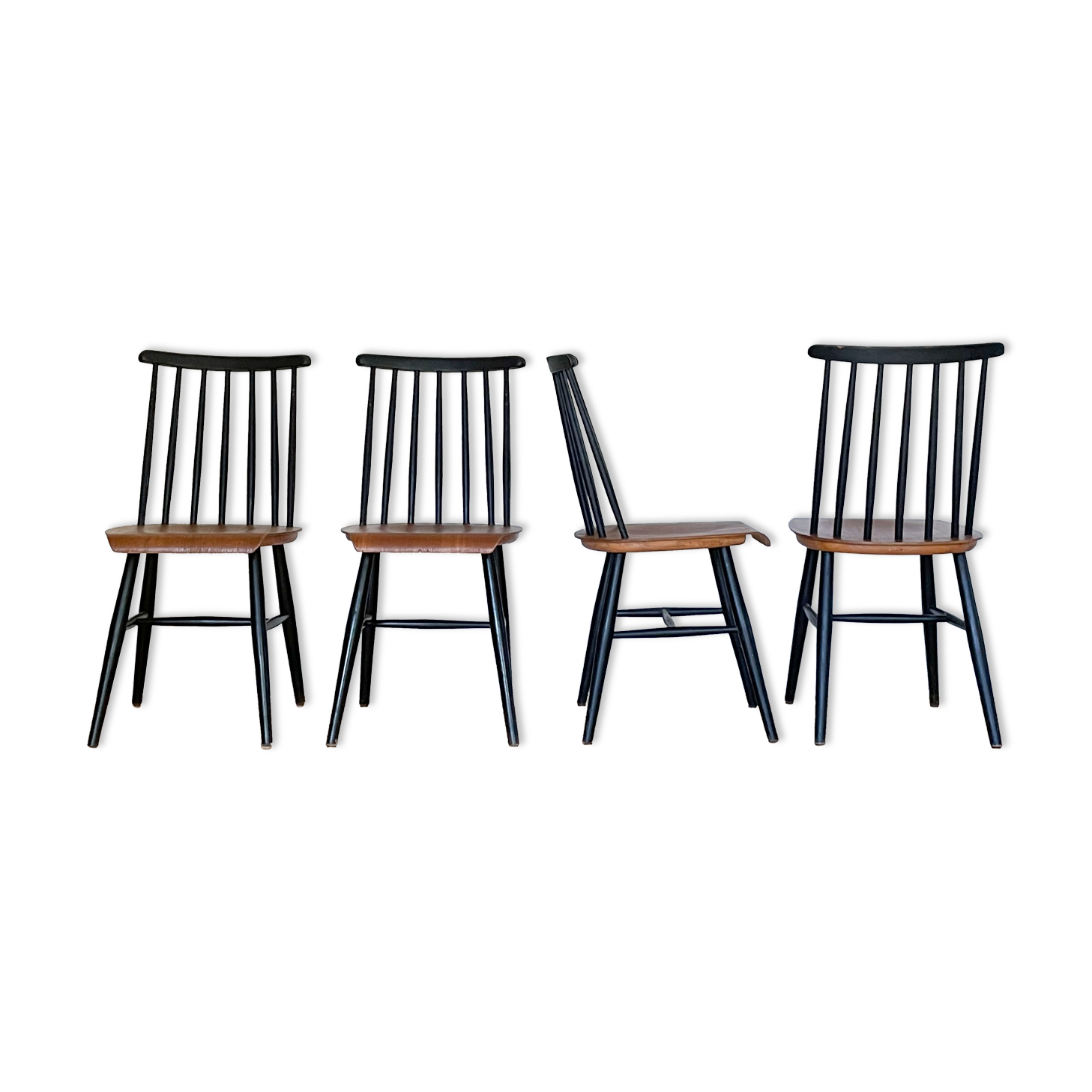 Set of 4 chairs model Fanett by Ilmari Tapiovaara