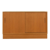 Buffet en placage de chêne, années 1960
