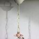 3-light wrought iron chandelier