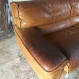 Canape leather Duvivier Made in France