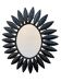 1960s wrought iron sun mirror from France