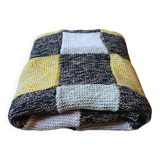 Wool patchwork blanket