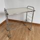 Vinyl serving cart