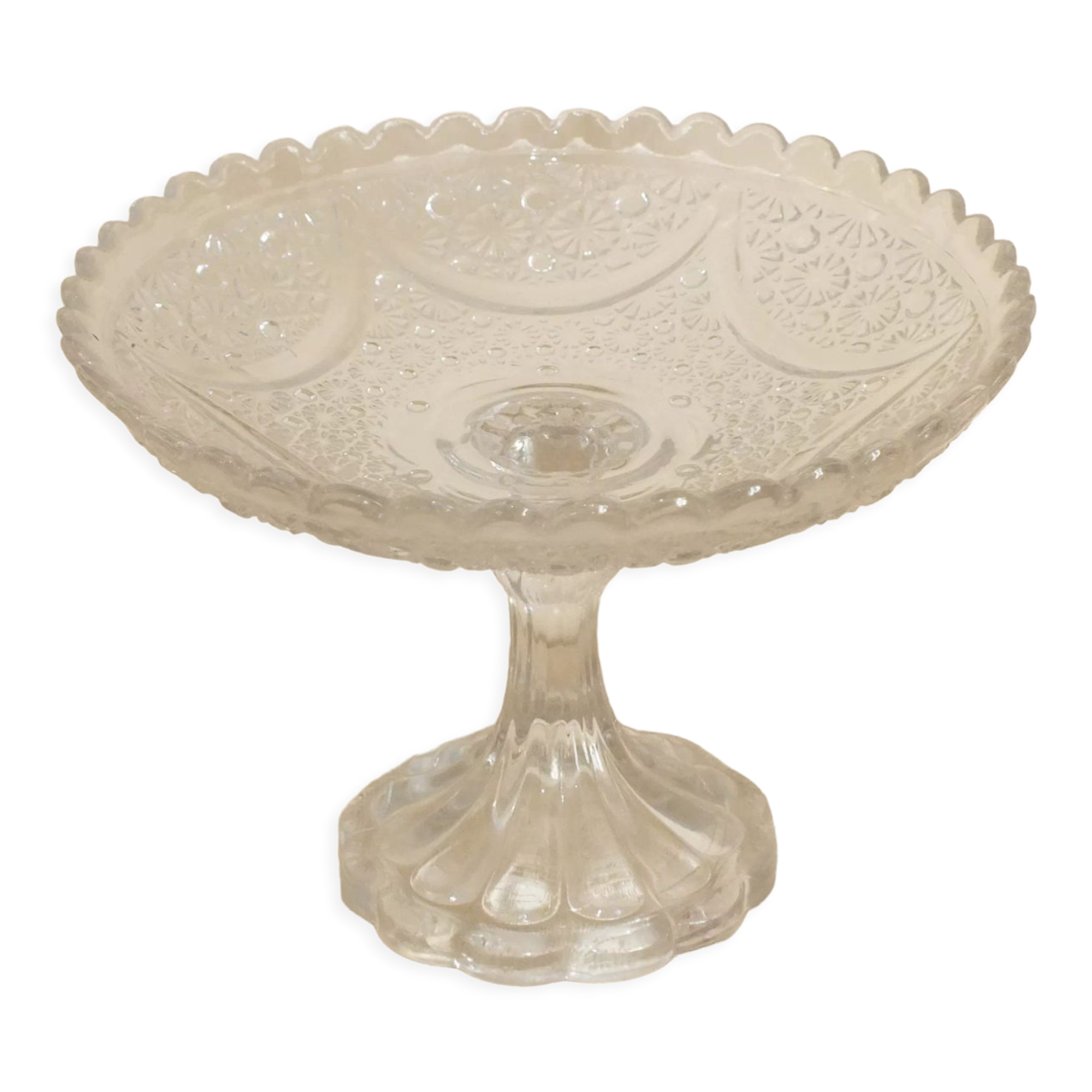 Display cup in molded glass