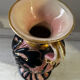 Vase Amphore Vintage Vallauris décor Floral en relief