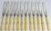 12 fruit knives, dessert knives, serving knives, engraved silver blades.