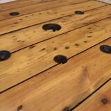 Standing table with epoxy iron base