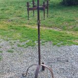 Lampadaire des années 50 en fer forgé