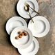 5 soup plates in Limoges porcelain