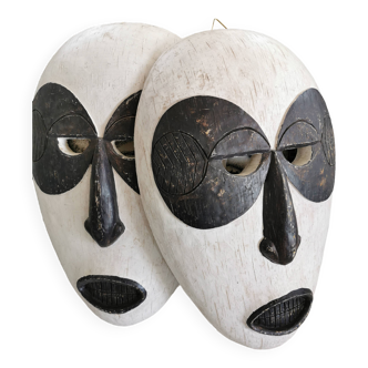 African tribal resin mask