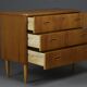 Commode scandinave en teck, années 1960