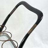 Mid-century serving bar cart, italy 1950s