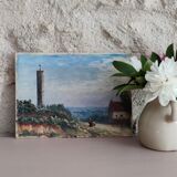 Painting on cardboard signed by Henri Coutant (1868-1935)