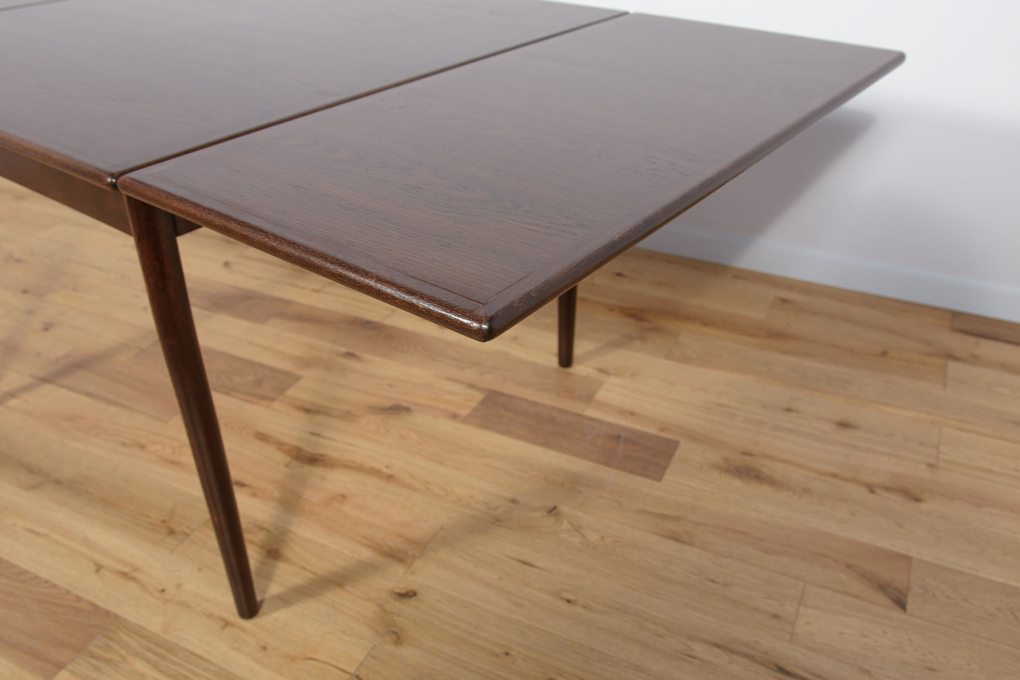 Danish Oak Extendable Dining Table, 1960s