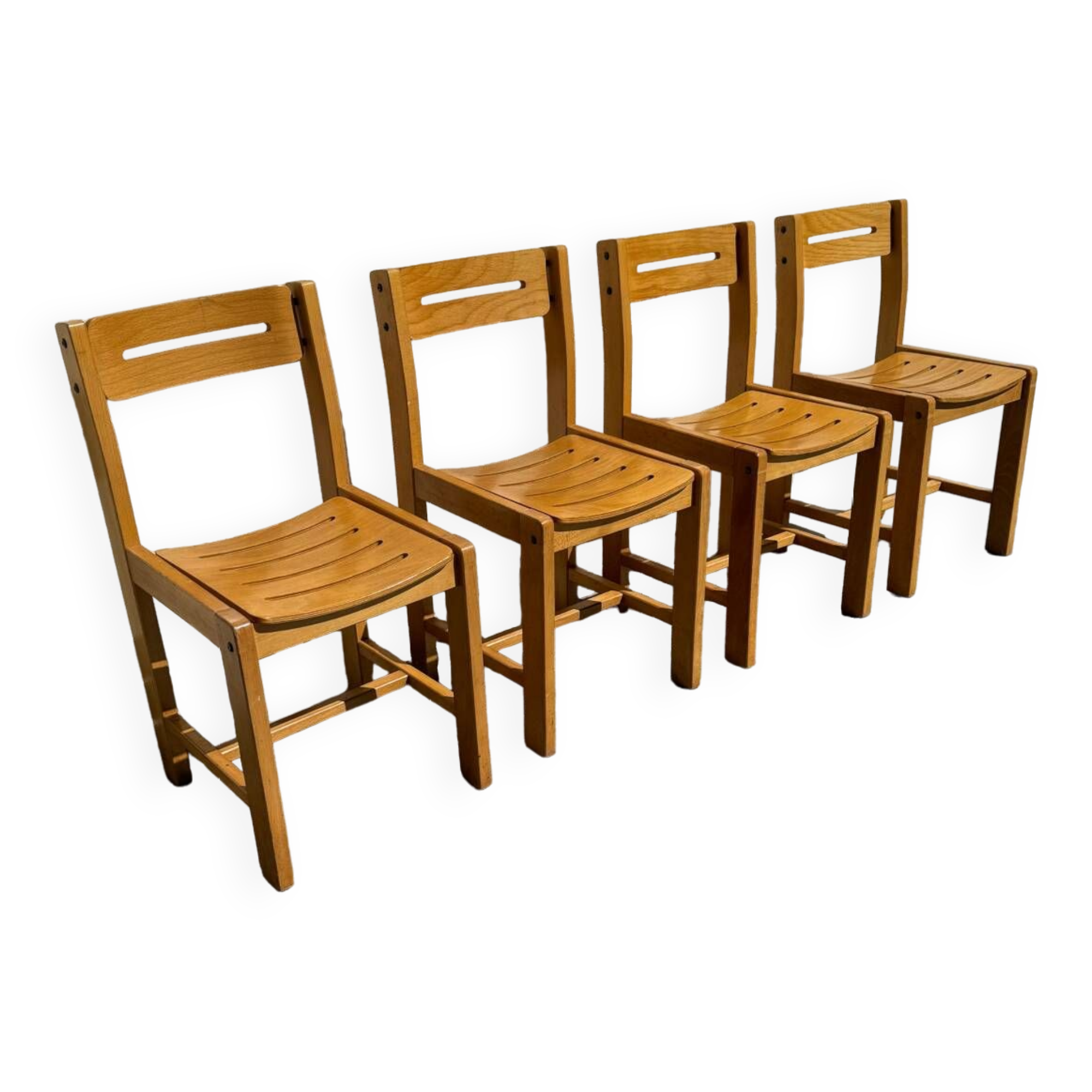 4 designer chairs attributed to André Sornay from the 60s