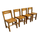 4 designer chairs attributed to André Sornay from the 60s