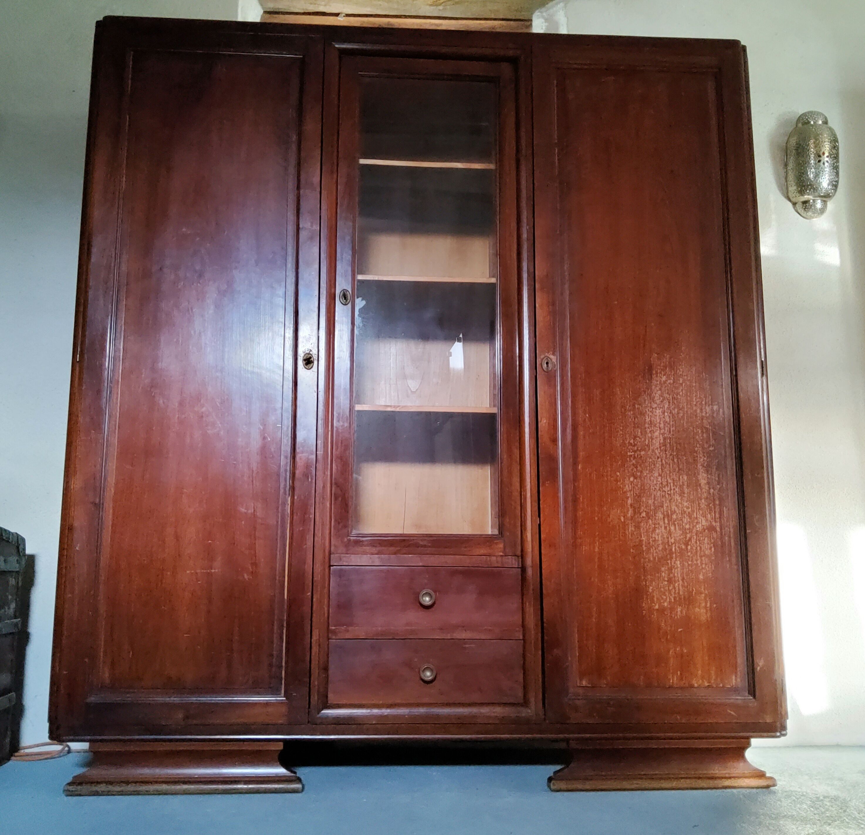 Art deco library cabinet