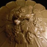 Beurrier en faience fine de Sarreguemines milieu XIX ème