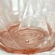 40s pink glass candy box